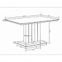 Table JANIZE 140x90