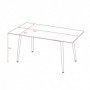 Table DOMATO 140x80 gray