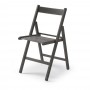 Folding chair CUTE walnut