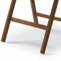 Folding chair CUTE walnut