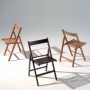 Folding chair CUTE walnut