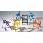 Folding chair CUTE white
