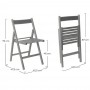 Folding chair CUTE white