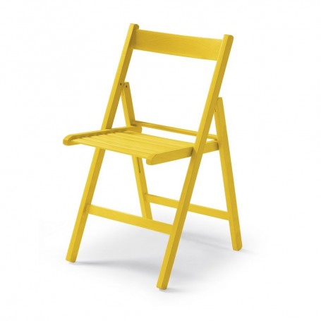 Folding chair CUTE yellow