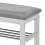 Bench RONDE gray + white