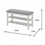 Bench RONDE gray + white
