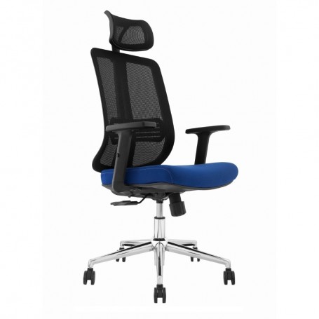 Office chair MANNA black+blue