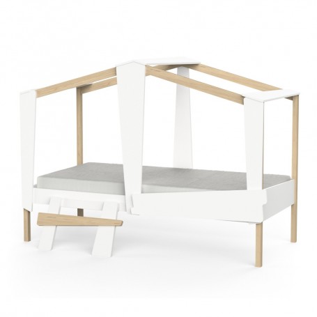 Bed CABANE white