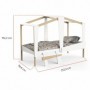 Bed CABANE white
