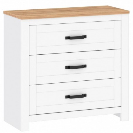 Komoda TEOLO 1 bela + hrast