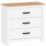 Komoda TEOLO 1 bela + hrast