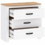 Chest TEOLO 1 white + oak