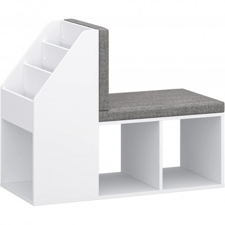 Klop ABADIA bela + siva