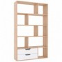 Cube cabinet BIERA sonoma + white