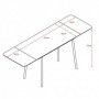 Extendable table CUPRA 150 oak