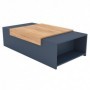 Coffee table GORITA 2 oak + black