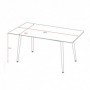 Table DOMATO 140x80 natur