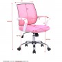 Office chair META blue