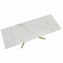 Extension table GOLDIE white + gold