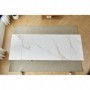 Extension table GOLDIE white + gold