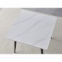 Table ADRIA 70x70x75 cm HG marble white
