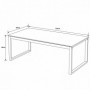 Coffee table HANOS white