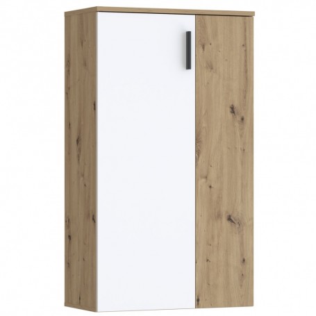 Shoe cabinet BOOTS 321 oak + white