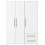 Wardrobe MOKKARIS 833 oak + white