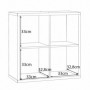 Cube cabinet MAURO 221 white