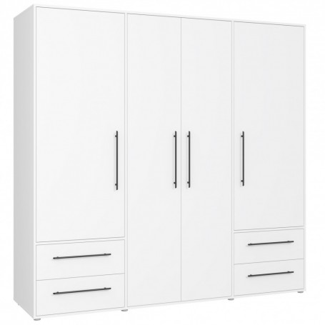 Garderobna omara MOKKARIS 841 bela