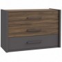 Sideboard PEMBURY 215 dark oak + grey