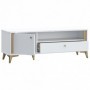 TV chest FORREST HILLS 121 white + gold