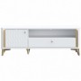 TV chest FORREST HILLS 121 white + gold