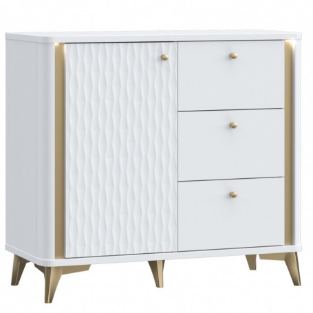 Sideboard FORREST HILLS 221 white + gold
