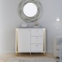 Sideboard FORREST HILLS 221 white + gold
