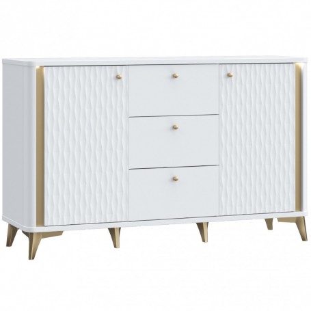 Sideboard FORREST HILLS 231 white + gold