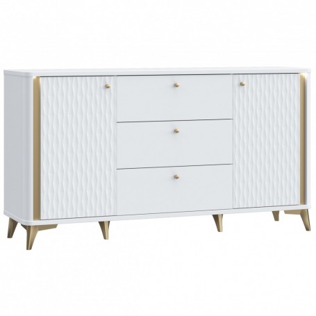 Sideboard FORREST HILLS 232 white + gold