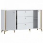 Sideboard FORREST HILLS 232 white + gold