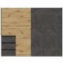 Wardrobe WINN 250 oak + grey