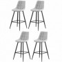 Bar chair MARGARITABAR light grey