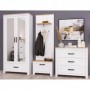 Shoe cabinet TEOLO 2  white + oak