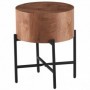 Coffee table KAMIK HIGH brown