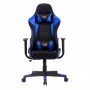 Office chair LEON black+blue