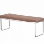 Bench DONIER PU brown