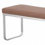 Bench DONIER PU brown