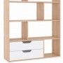 Cube cabinet BIERA sonoma + white