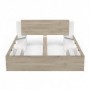 Bed LIFE 385319 180x200 kronberg oak + white