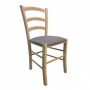Kitchen chair JISANA PU natural - cappuccino