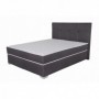 Box spring postelja MONRO siva 200x160
