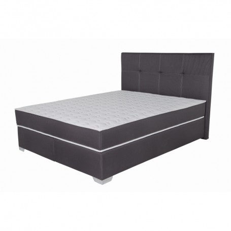 Box spring postelja MONRO siva 200x180